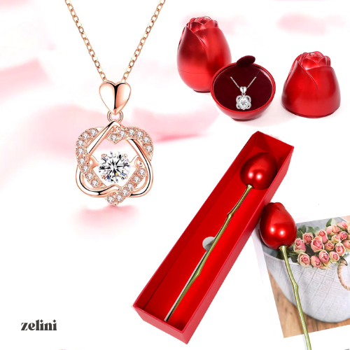 Eternal Rose Necklace