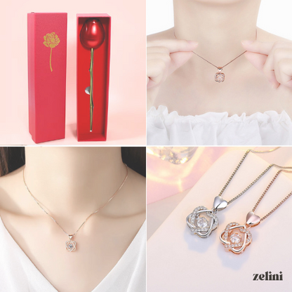 Eternal Rose Necklace